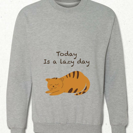 Today is a Lazy Day Sweatshirt - basmatik.com
