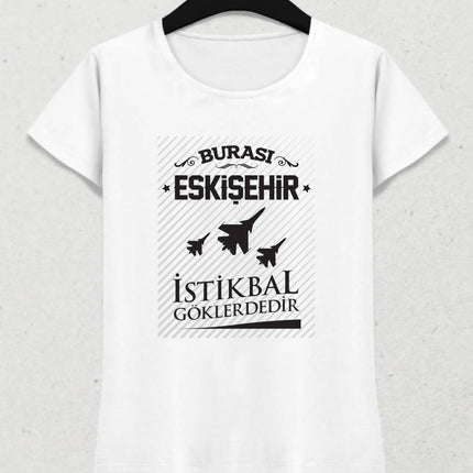 Burası Eskişehir - 7 / Kadın Tshirt - basmatik.com