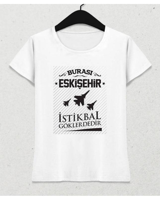Burası Eskişehir - 7 / Kadın Tshirt - basmatik.com