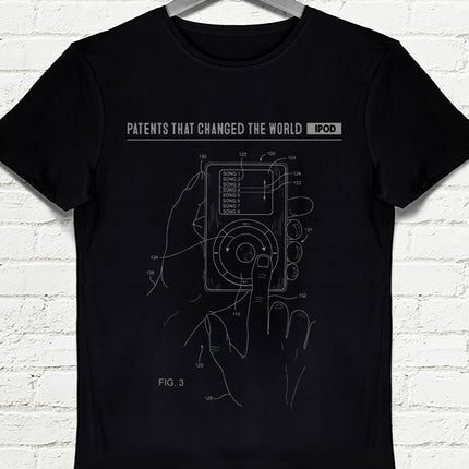 Ipod siyah Erkek tshirt - basmatik.com