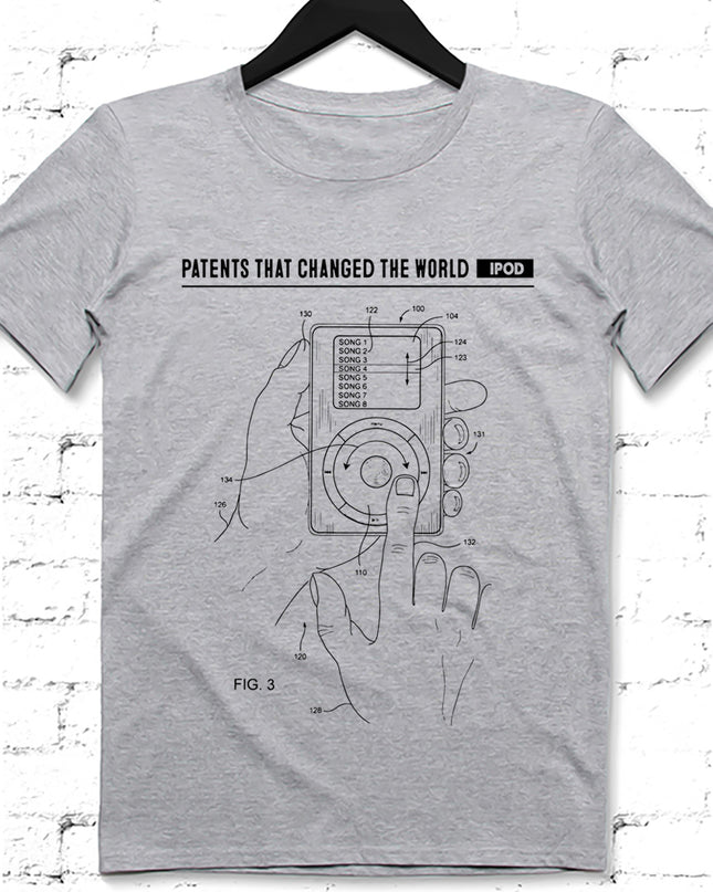 Ipod gri Erkek tshirt - basmatik.com