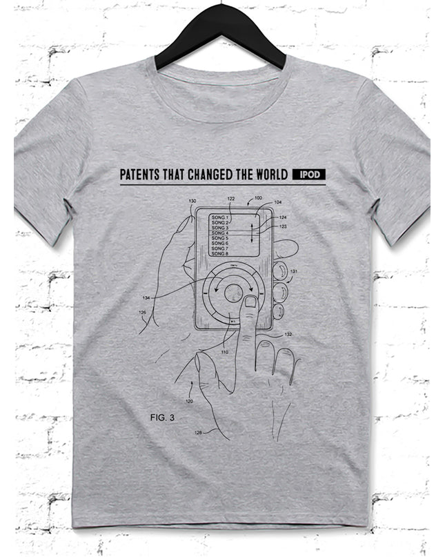 Ipod gri Erkek tshirt - basmatik.com