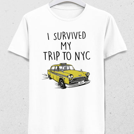 I survived NYC taxi tişört - basmatik.com