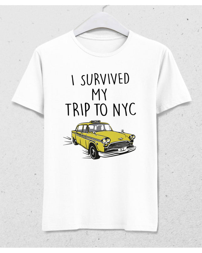 I survived NYC taxi tişört - basmatik.com