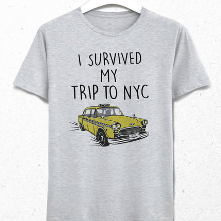 I survived NYC taxi tişört - basmatik.com