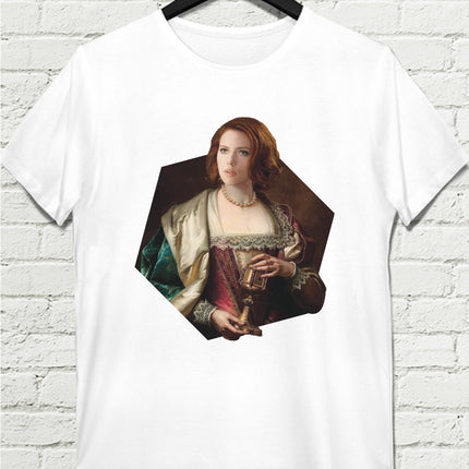 IV. Black Widow Beyaz Tshirt - basmatik.com