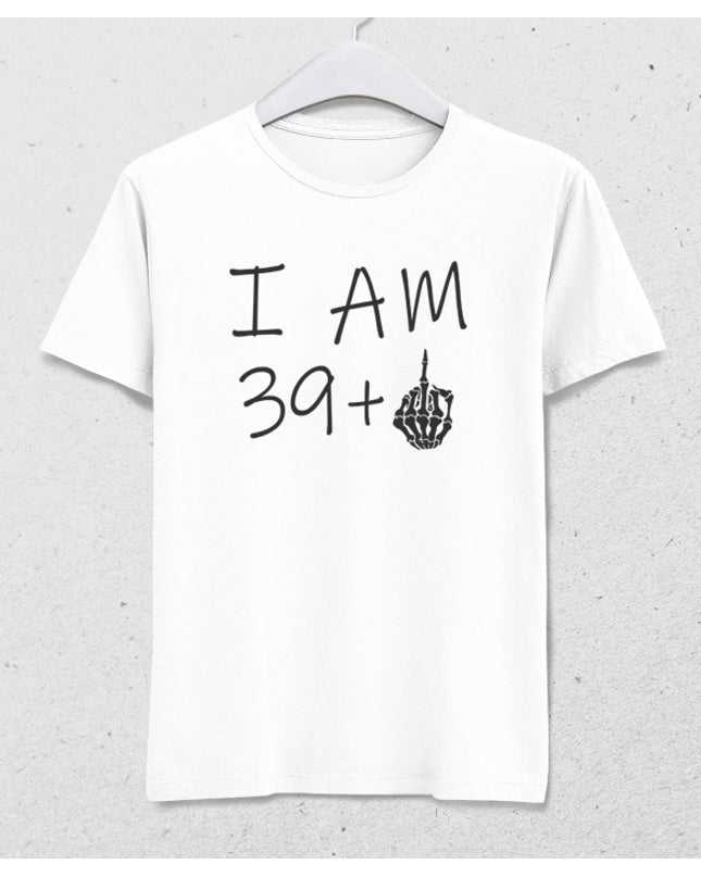 I am doğum günü beyaz tişört - basmatik.com