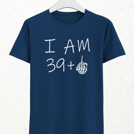 I am doğum günü indigo tişört - basmatik.com