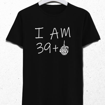I am doğum günü siyah tişört - basmatik.com