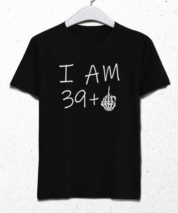 I am doğum günü siyah tişört - basmatik.com