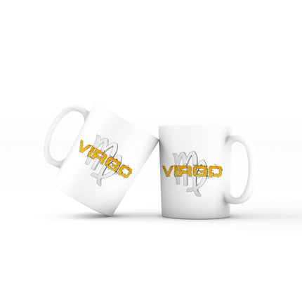 VIRGO / VIRGO ZODIAC SIGN - Porcelain Mug 