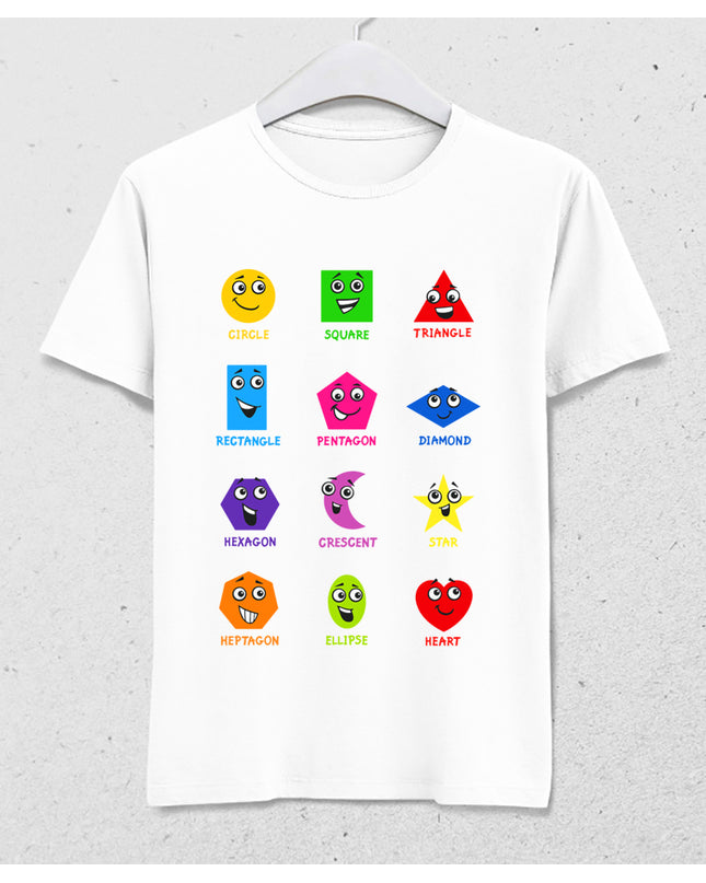 İngilizce geometri erkek tişört - basmatik.com