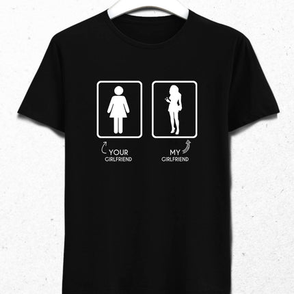 Girlfriend Erkek Tişört - basmatik.com