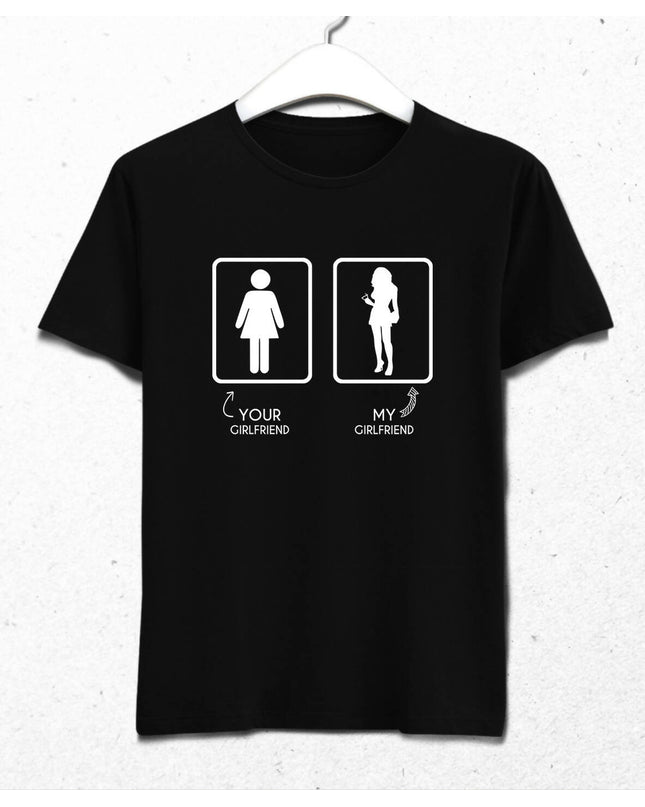 Girlfriend Erkek Tişört - basmatik.com