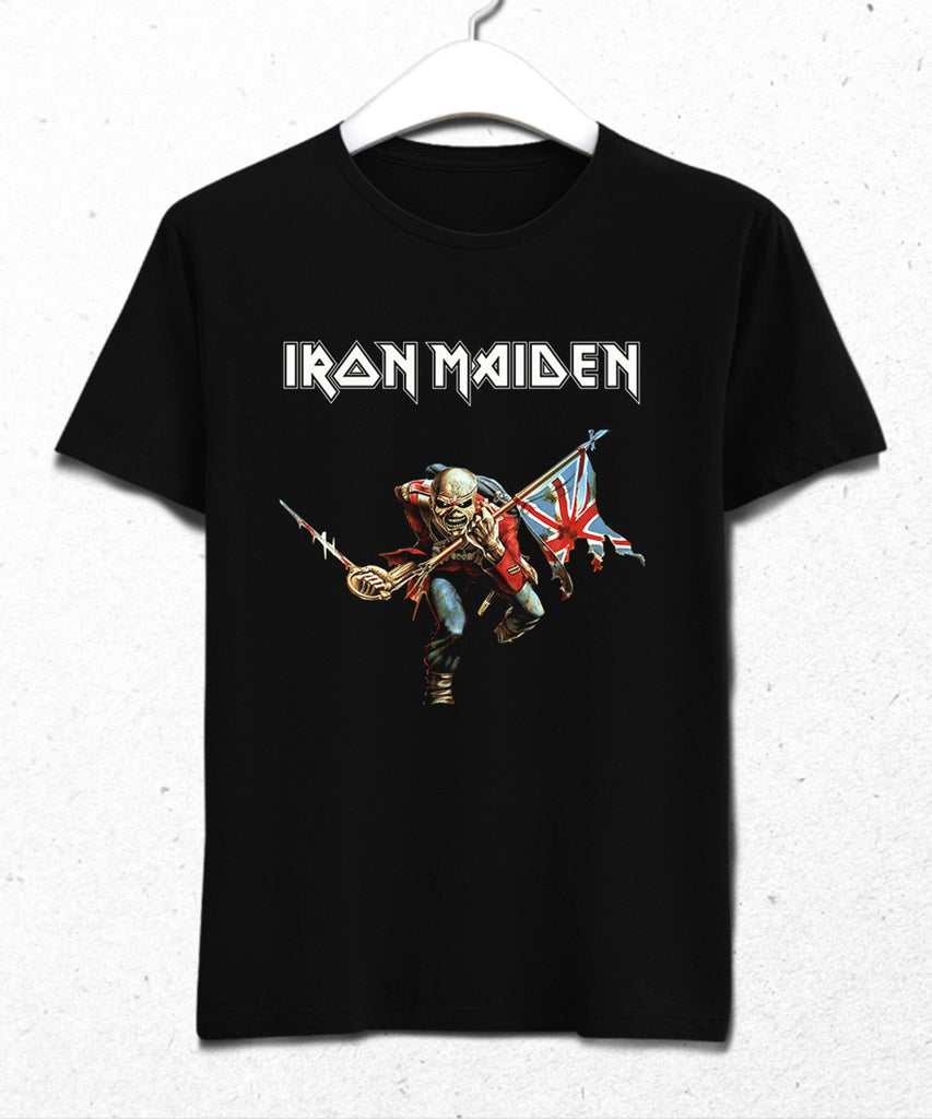 İron Maiden flag tişört - basmatik.com