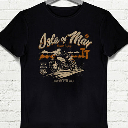 Isle Siyah Erkek tshirt - basmatik.com