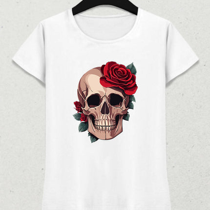 skull and rose 