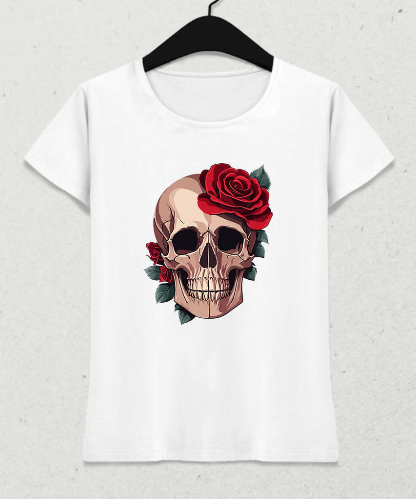 skull and rose 