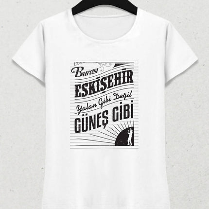 Burası Eskişehir - 2 / Kadın Tshirt - basmatik.com