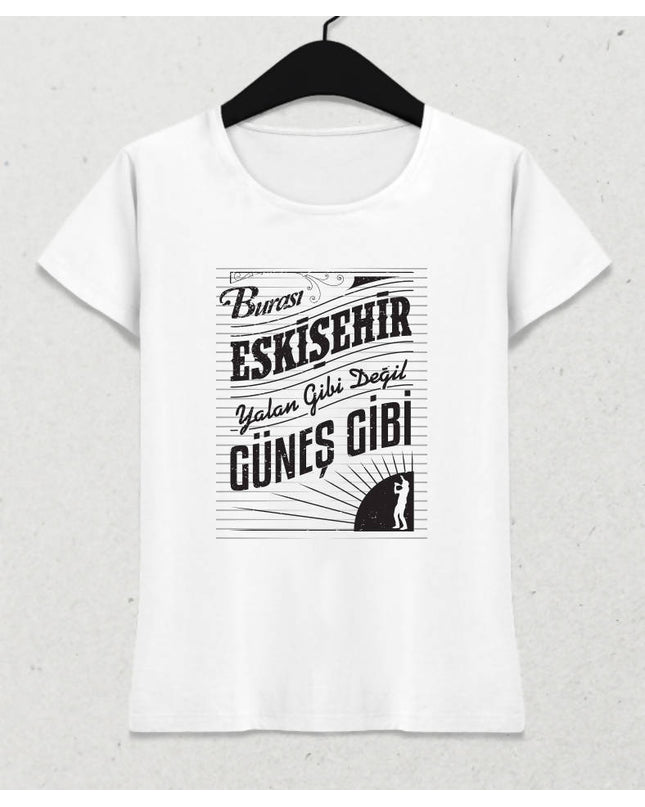 Burası Eskişehir - 2 / Kadın Tshirt - basmatik.com