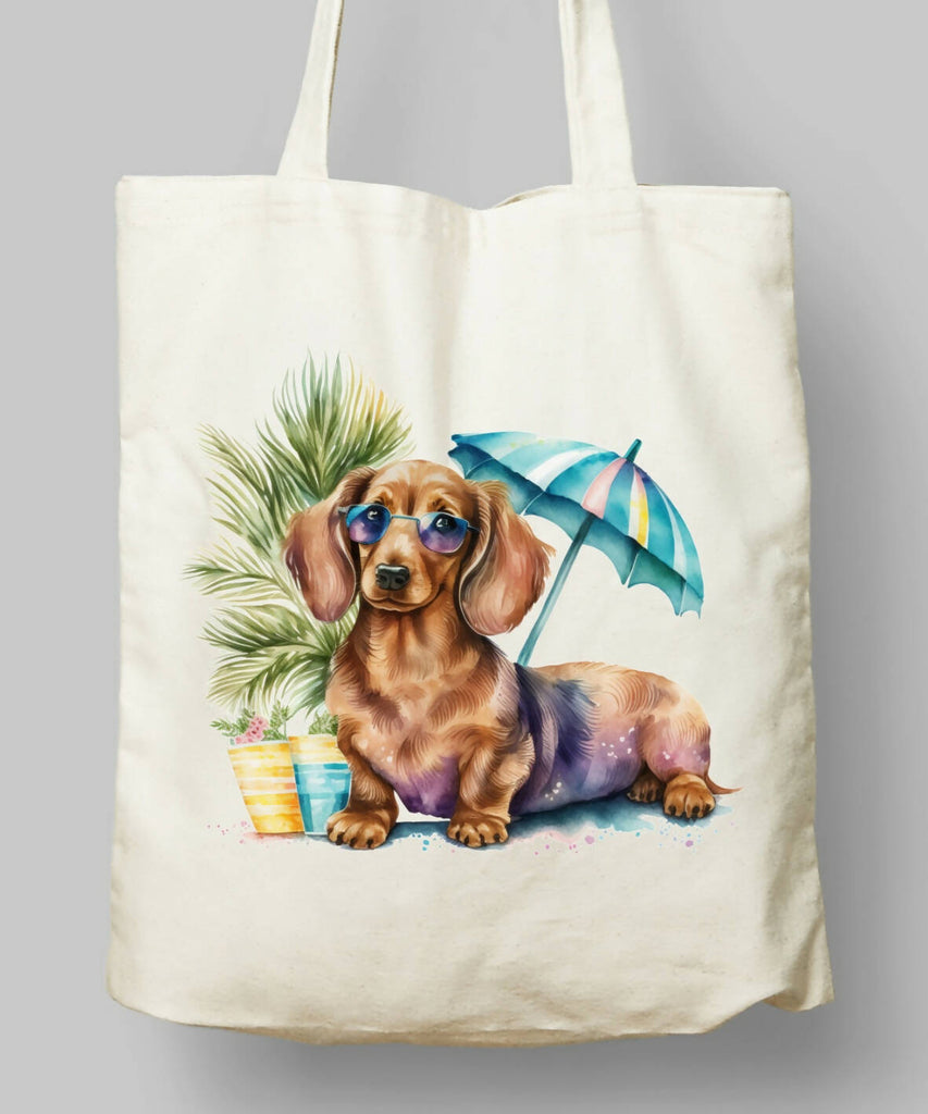 Dogs Summer Themed Tote Bag 7