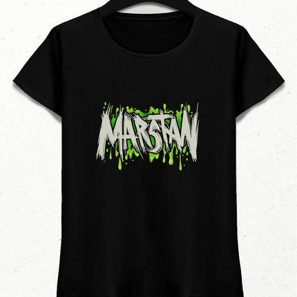 Marstan Siyah Tişört - Kadın