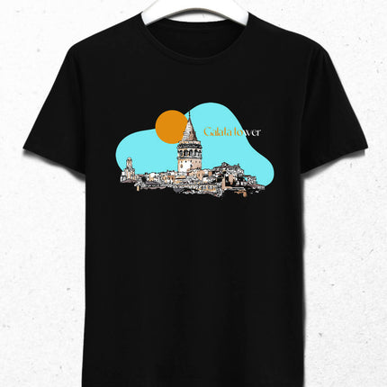 İstanbul Galata Erkek Tişört - basmatik.com