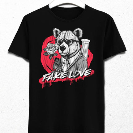 Fake Love Streetwear Retro Futuristic Design