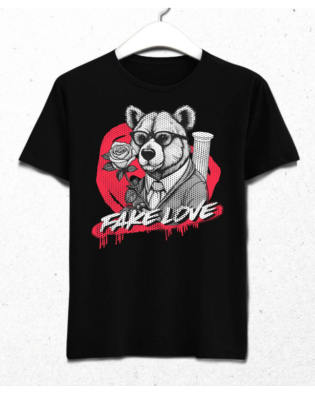 Fake Love Streetwear Retro Futuristic Design