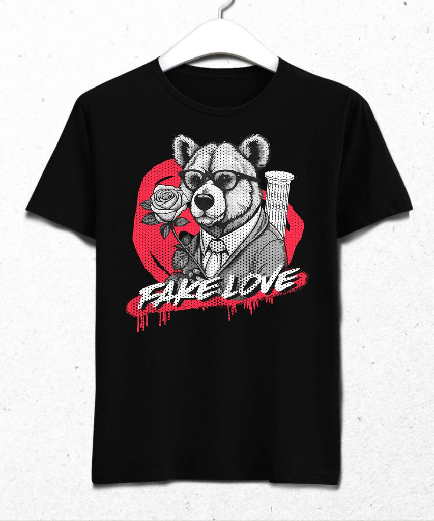 Fake Love Streetwear Retro Futuristic Design