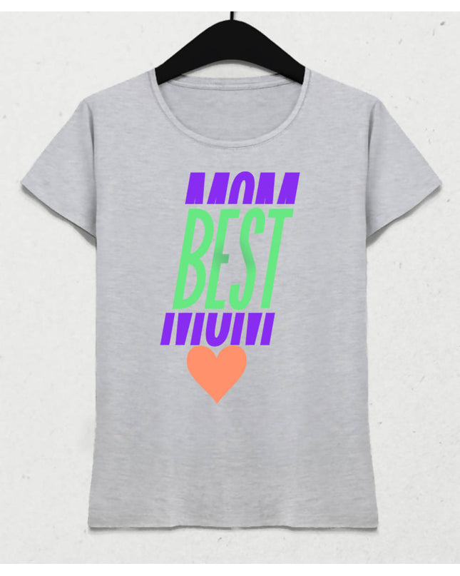 Love Mom Tişört - basmatik.com