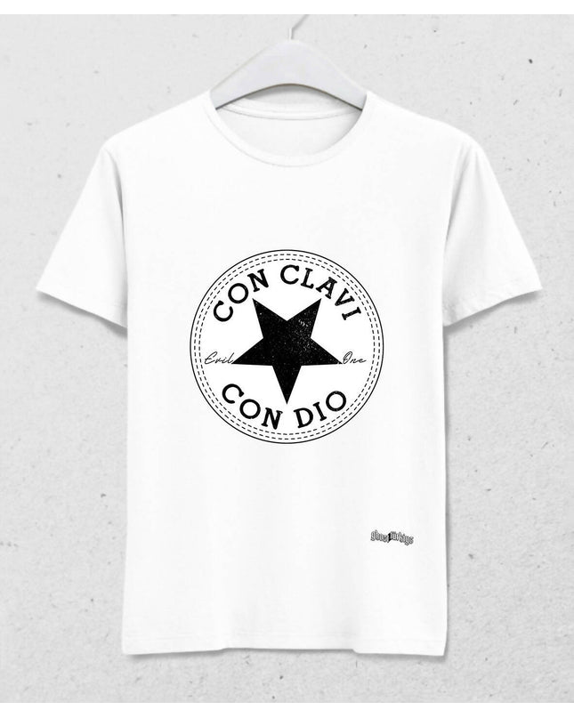 Con Clavi Con Dio Pro Erkek Tişört