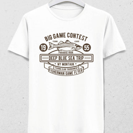Retro Balık Tutma Yarışması T-shirt