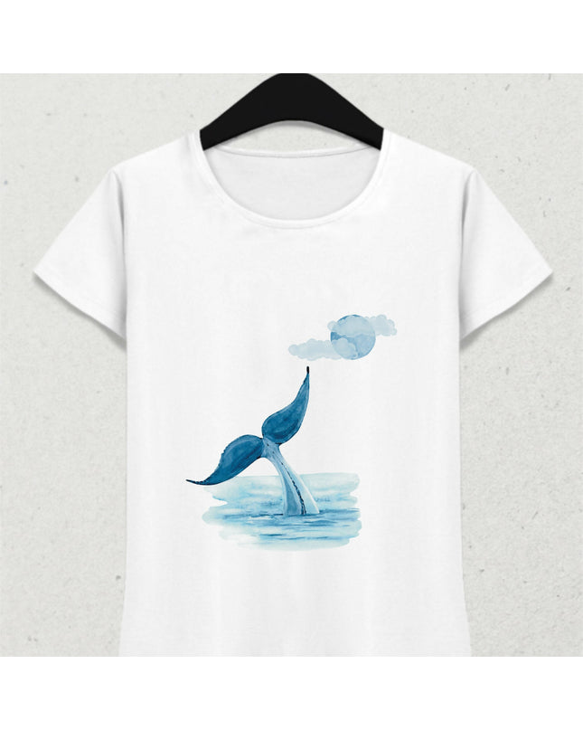 Balina Kuyruğu ve Deniz Tişört