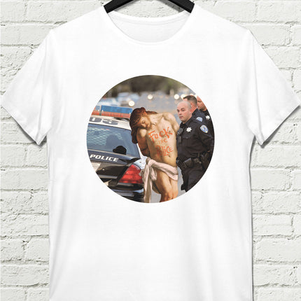 Jesus Fuckin' Christ Beyaz Tshirt - basmatik.com