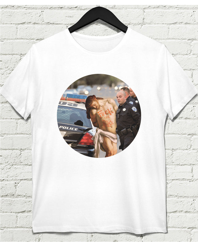 Jesus Fuckin' Christ Beyaz Tshirt - basmatik.com