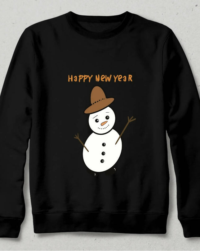 Mutlu Seneler Kardan Adam Sweatshirt