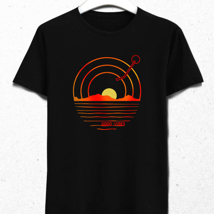 Good Vibes Erkek Tişört - basmatik.com