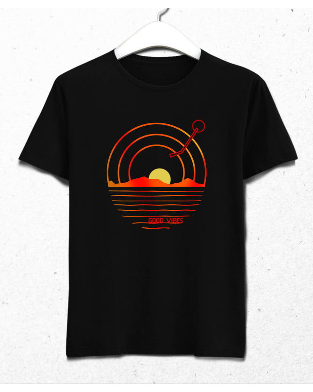 Good Vibes Erkek Tişört - basmatik.com