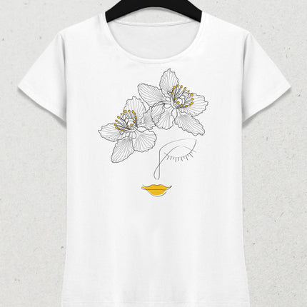 Yıldız kadın tişört - basmatik.com