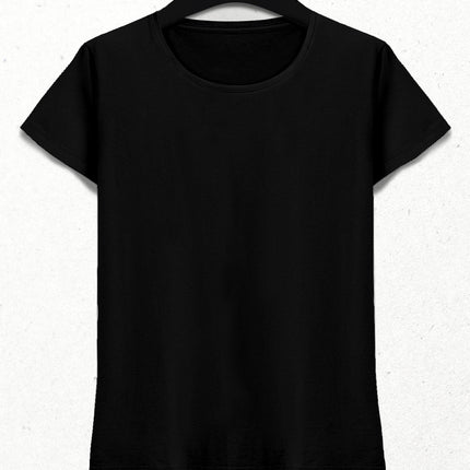 'Özel tasarım kadın siyah tshirt' - Customized - basmatik.com