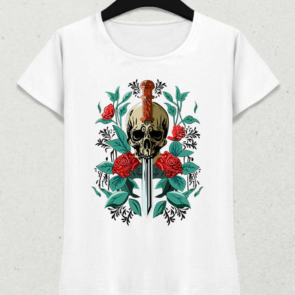 Skull, Rose and Sword 