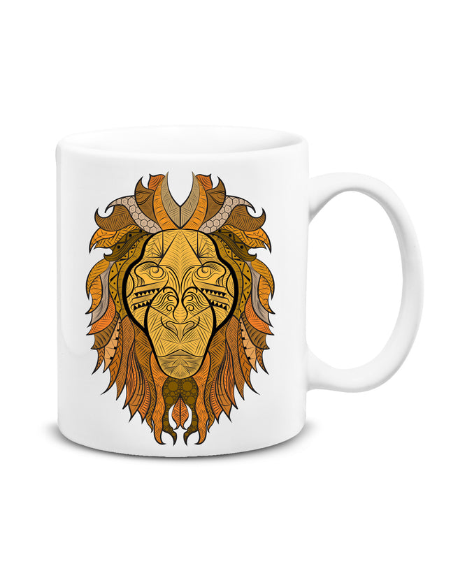 Ornate Lion kupa - basmatik.com