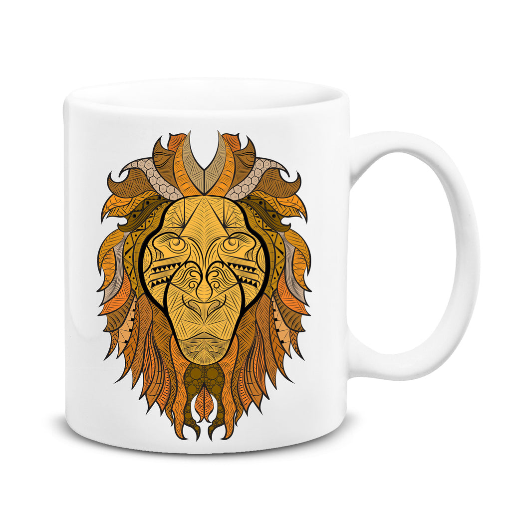 Ornate Lion kupa - basmatik.com