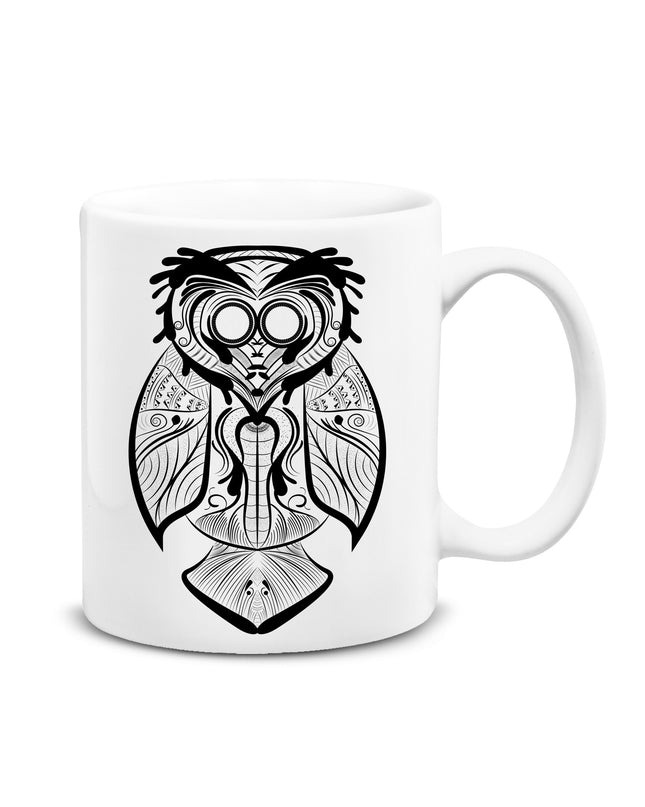 Ornate Owl kupa - basmatik.com