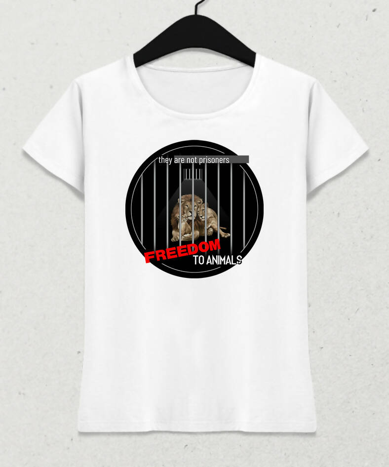 Freedom To Animals Women's T-Shirt