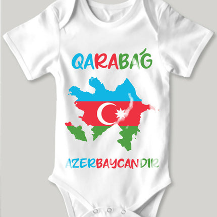 Qarabağ Azerbaycandır - bebek body