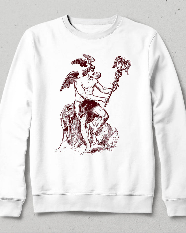 Hermes Beyaz Sweatshirt - basmatik.com