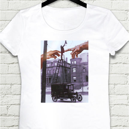 Tanrının Elleri Kadın tshirt - basmatik.com