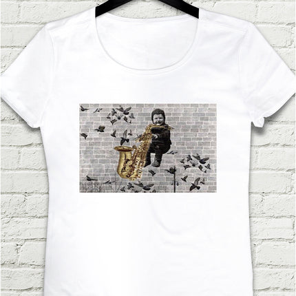 Sokakta sanat var! Kadın tshirt - basmatik.com